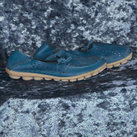 Blue Slip On Shoe 10 - Picture 13 of 13